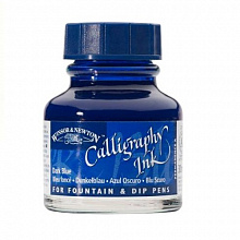 Тушь для каллиграфии 30мл темно-синяя Winsor&Newton WN1111222