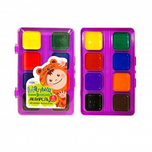 Краски акварельные медовые 8 цветов Гамма Малыш Naturals 216001