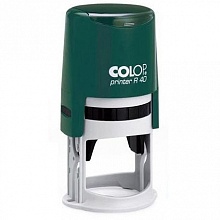 Оснастка для печати d=41,5мм синий, корпус паприка Colop PRINTER R40 paprika/dark green
