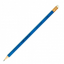 Карандаш чернографитный HB с ластиком шестигранный Koh-i-Noor 1396