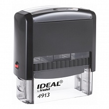 Оснастка для штампа 58х22мм синий, черный корпус Trodat IDEAL 4913 P2