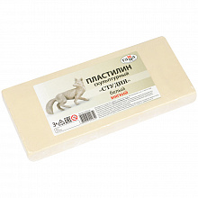 Пластилин скульптурный 1кг белый мягкий 2.80.Е100.004.1