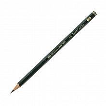 Карандаш чернографитный   B без ластика шестигранный Faber-Castell Castell-9000, 119001