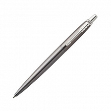 Ручка шариковая автоматическая 1мм синий стержень PARKER Jotter Premium Oxford Grey Pinstripe CT M 1953199