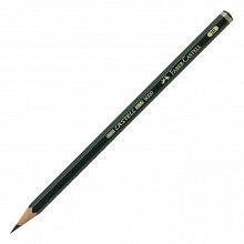 Карандаш чернографитный  3B без ластика шестигранный Faber-Castell CASTELL-9000, 119003