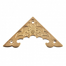 Накладка для шкатулки 4шт 4х4см золото Mr.Carving MMG-001