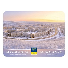 Магнит Мурманск 63х85мм пр. Кольский зима МГН2-43