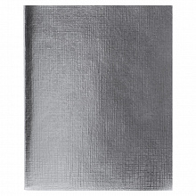 Тетрадь бумвинил  96л клетка серебро Metallic Hatber, 96Т5бвВ1