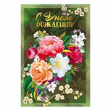 Открытка А5 С Днем Рождения МП, 019.573