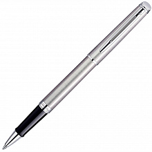 Ручка роллер Waterman Hemisphere Steel CT F черный 0,8мм S0920450