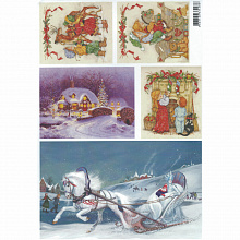 Карта для декупажа А4 Снежная королева 27-0172-1