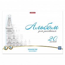 Альбом для рисования А4 20л склейка Towers Erich Krause, 58557