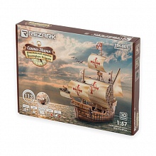 Пазл 3D REZARK Корабли Санта-Мария, 39х44см, STH-001