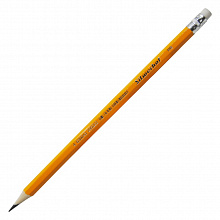 Карандаш чернографитный HB с ластиком шестигранный Basic Silwerhof 120636-00/1162861