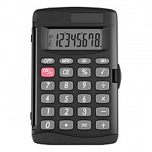 Калькулятор карманный 8 разрядов черный PC-103 Erich Krause, 57520