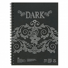 Блокнот для эскизов А4 30л Лилия Холдинг Dark БЛ-8932