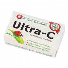 Мыло туалетное 90гр Ultra-C антибактериальное 607167