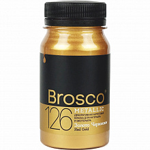 Краска акриловая 100мл №126 Золото червонное Brosco 2501126