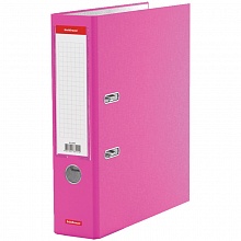 Регистратор Erich Krause NEON 7см розовый, 45399