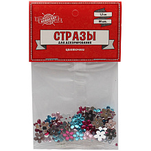 Стразы Цветочки 1,2х1см 80шт Проф-Пресс TX-9093