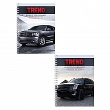 Тетрадь спираль  48л клетка Суровые авто Проф-Пресс, 48-4580