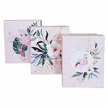 Коробка подарочная прямоугольная  21x17x11см Фламинго Д10103П.301.2