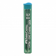 Грифели для механических карандашей 0,7мм HB 12шт. Polymer Faber-Castel, 521700