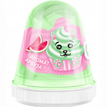 Слайм 130гр светло-зеленый арбуза Monster's Slime Fluffy KiKi, FL002