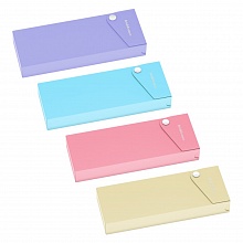 Пенал пластиковый 74x27x200мм ассорти Matt Pastel Erich Krause, 50497