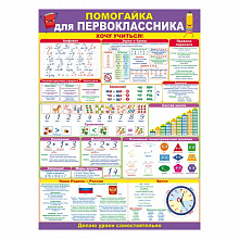 Плакат А2 Помогайка первокласснику ОП, 84.612        