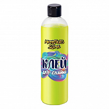 Клей для слаймов 100мл желтый неоновый Monster's Slime KiKi, KL029