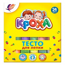 Масса-тесто для лепки 24цв Кроха Луч 31С2046-08