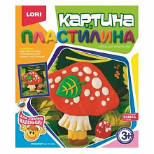 Картина из пластилина Мухомор, Lori Пк-002