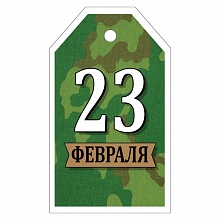 Бирка для подарка С 23 Февраля Империя поздравлений 64.896.00