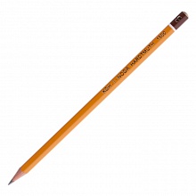 Карандаш чернографитный  6B без ластика шестигранный Koh-i-Noor 1500 