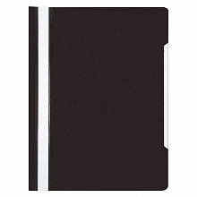 Скоросшиватель пластиковый А4 черный Бюрократ PS20BLCK/816294