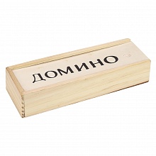 Игра настольная Домино в деревянной коробке MILAND, P00070