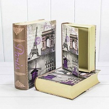 Коробка подарочная книга 29х24х7,3см Париж OMG, 720269/2