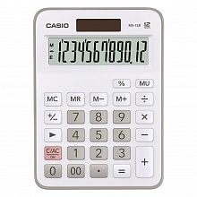 Калькулятор настольный 12 разрядов CASIO белый MX-12B-WE-W-EC