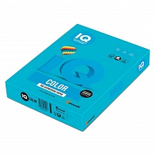 Бумага для офисной техники цветная А4 80г/м2 500л светло-синий класс А IQ Color, AB48