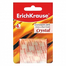 Клейкая лента 12мм х25м набор 4шт Cristal Erich Krause, 19611