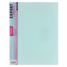 Папка на 2 кольца А4 пластик 25мм бирюзовая диагональ Expert Complete Trend Pastel, EC21104191