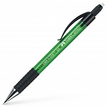 Карандаш механический 0,5мм Faber-Castell Grip Matic 1375 зеленый с ластиком, 137563