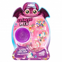 Набор слайм с украшениями 180г Slimer Lovely Unicorn ВОЛШЕБНЫЙ МИР SR150
