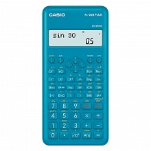 Калькулятор инженерный 10+2 разряда CASIO 181 функция, голубой FX-220PLUS-2-W-ET