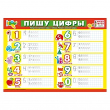 Плакат Пишу цифры МП 071.119