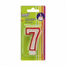 Свеча-Цифра 7 8см Partic, 8300700