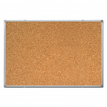 Доска пробковая 60х90см алюминиевая рама Expert Complete, ECPP-6090