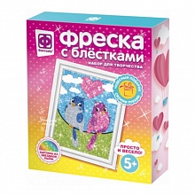 Набор для творчества Фреска с блестками Первое свидание Фантазер 407089