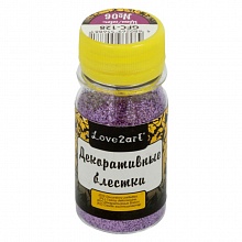 Блестки для декора 20г фиолетовый Love2art, GFC-128 06